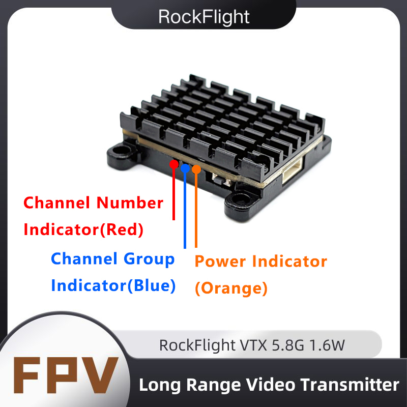 RockFlight TX663 VTX 5.8G 48CH – Drone Frame recenzja i cena
