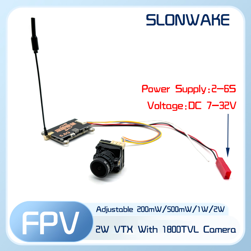 Nadajnik SLONWAKE 5.8G 56CH 2W – Drone Frame recenzja i cena