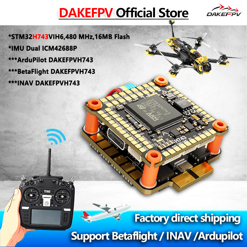 DAKEFPV H743 FC 6S 55A 8S 70A  – Drone Power Distribution Board recenzja i cena